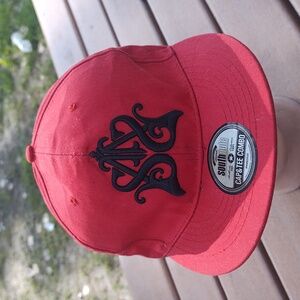South Pole Red Fitted Hat Cap Skater  Authentic Collection OS